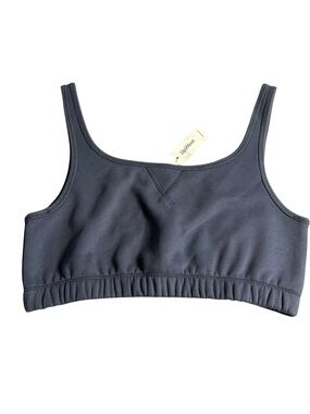 UpWest Charcoal Gray Scoop Crop Tank